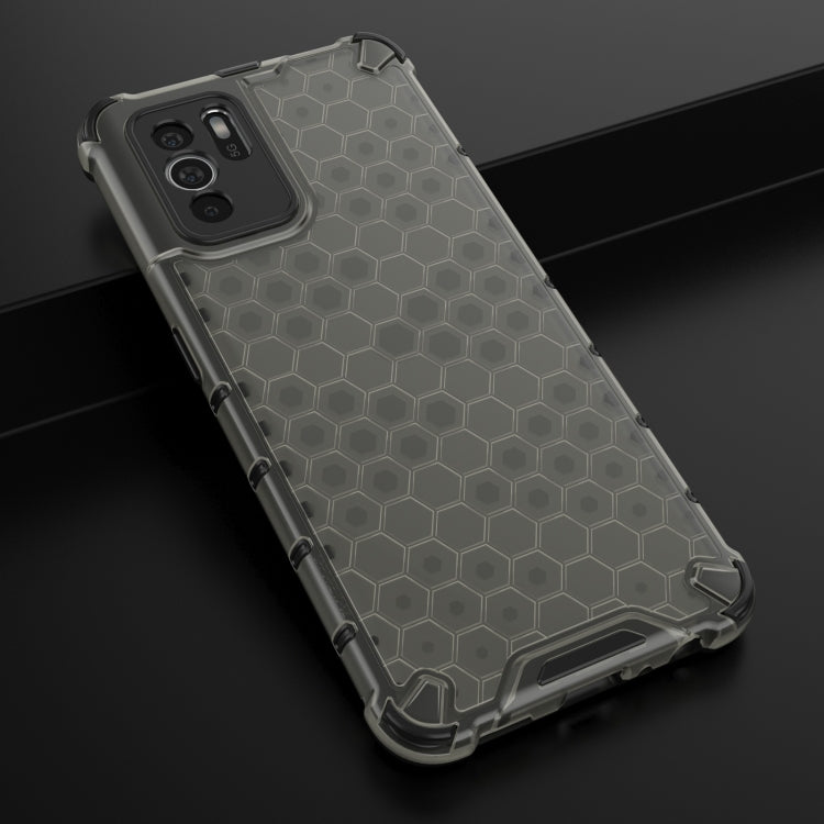 For OPPO Reno6 Z Shockproof Honeycomb PC + TPU Protective Case