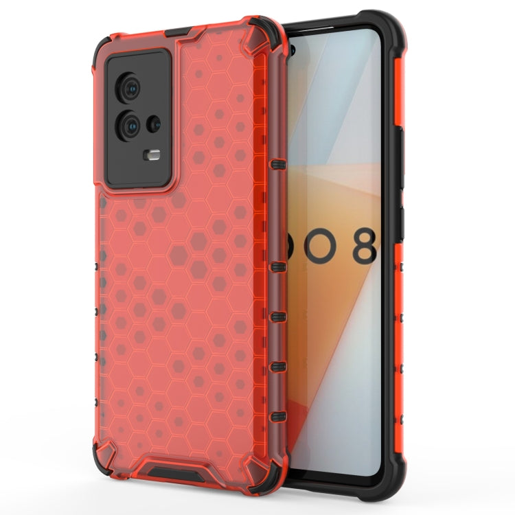 For Vivo iQOO 8 Shockproof Honeycomb PC + TPU Protective Case