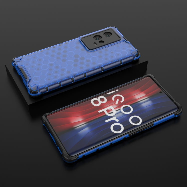 For Vivo iQOO 8 Pro Shockproof Honeycomb PC + TPU Protective Case