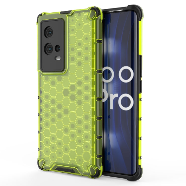 For Vivo iQOO 8 Pro Shockproof Honeycomb PC + TPU Protective Case