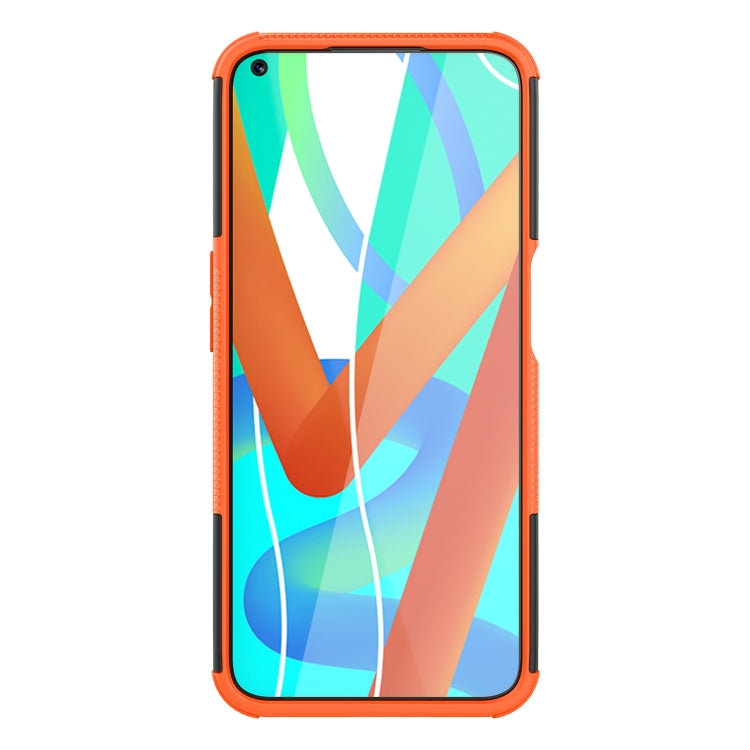 For OPPO Realme V13 5G Tire Texture Shockproof TPU+PC Protective Case with Holder