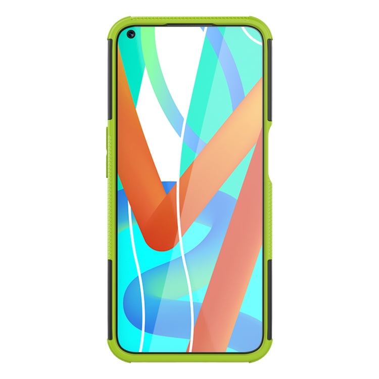 For OPPO Realme V13 5G Tire Texture Shockproof TPU+PC Protective Case with Holder