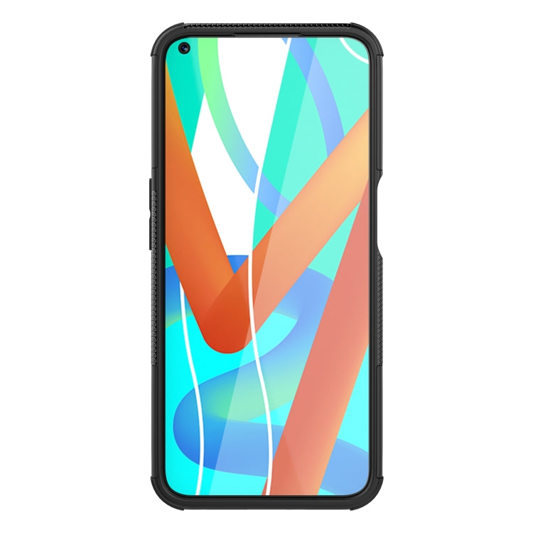 For OPPO Realme V13 5G Tire Texture Shockproof TPU+PC Protective Case with Holder