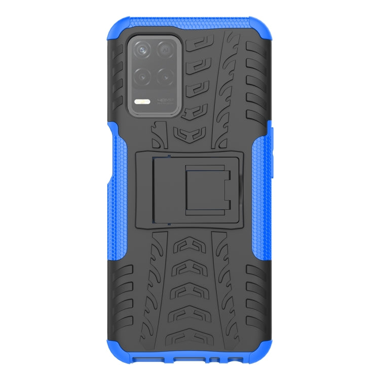 For OPPO Realme V13 5G Tire Texture Shockproof TPU+PC Protective Case with Holder