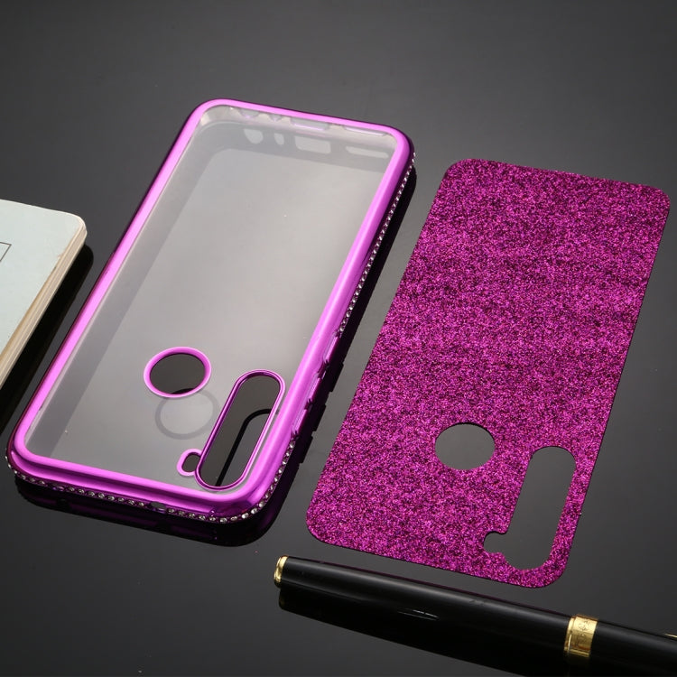For Xiaomi Redmi Note 8 Diamond Encrusted Flash Powder TPU Case