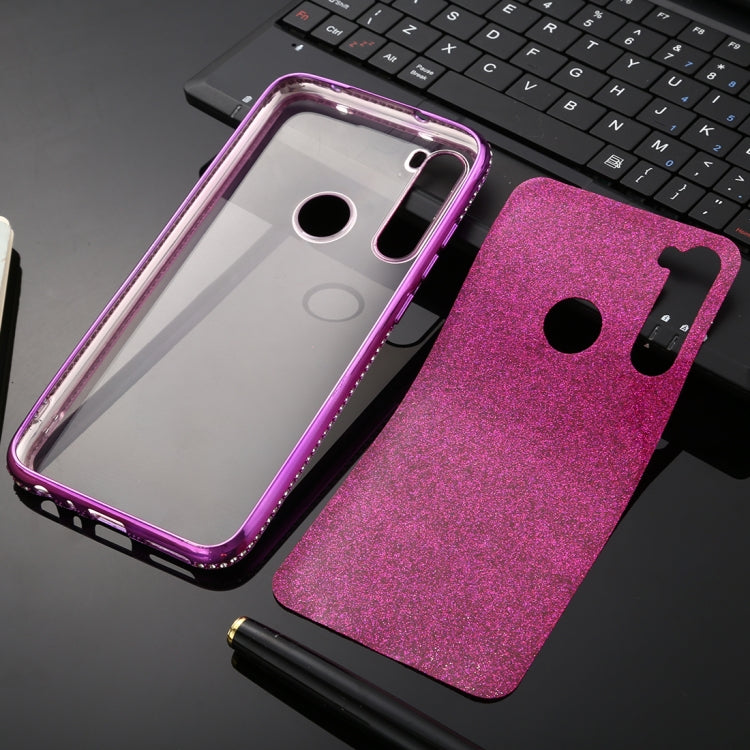 For Xiaomi Redmi Note 8 Diamond Encrusted Flash Powder TPU Case