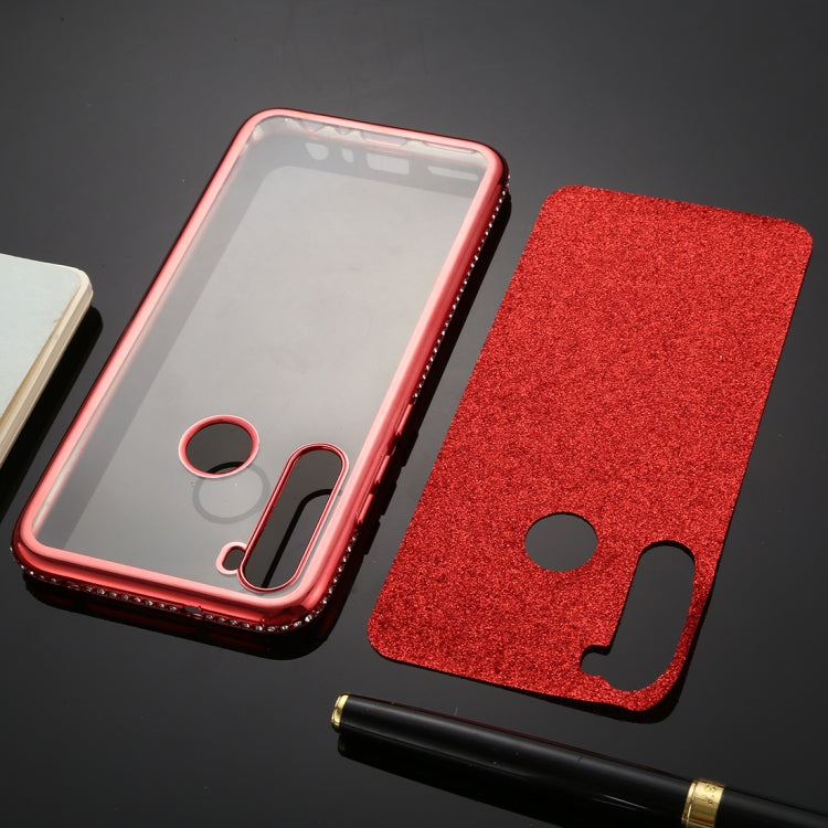 For Xiaomi Redmi Note 8 Diamond Encrusted Flash Powder TPU Case