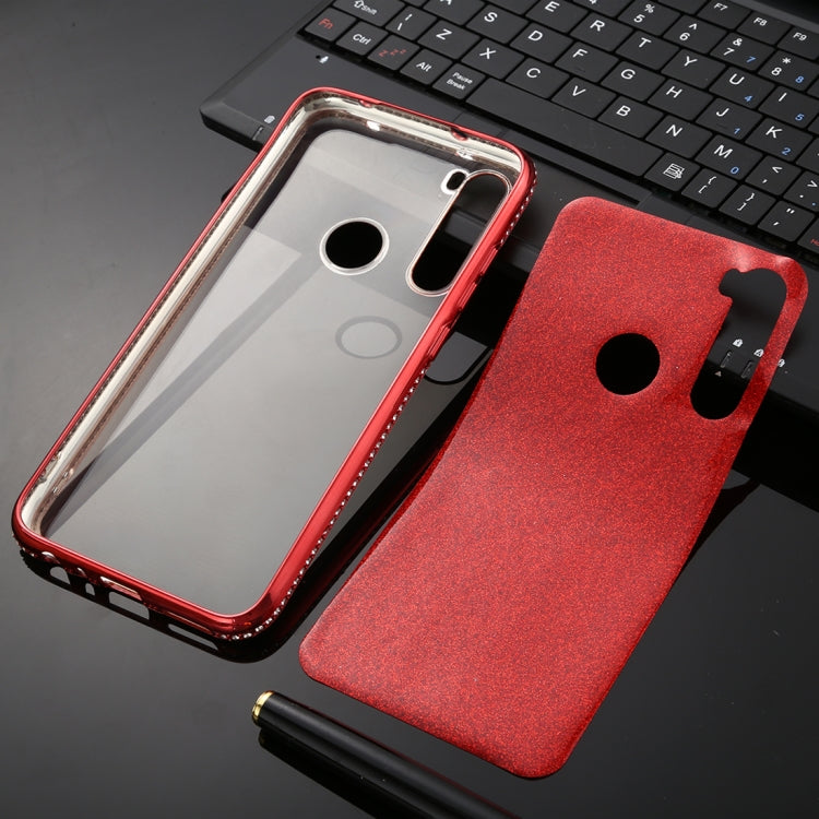 For Xiaomi Redmi Note 8 Diamond Encrusted Flash Powder TPU Case