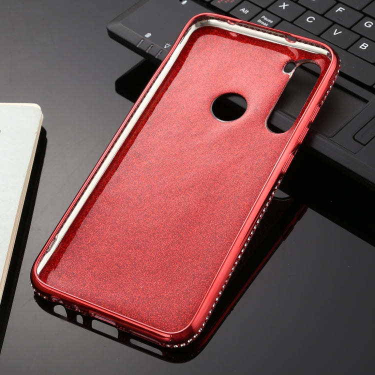 For Xiaomi Redmi Note 8 Diamond Encrusted Flash Powder TPU Case