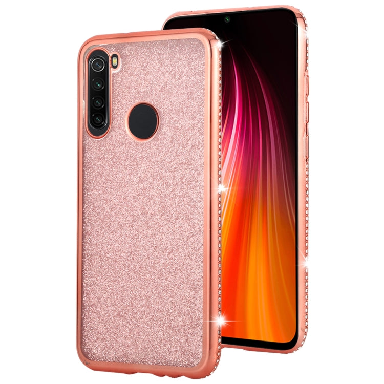 For Xiaomi Redmi Note 8 Diamond Encrusted Flash Powder TPU Case