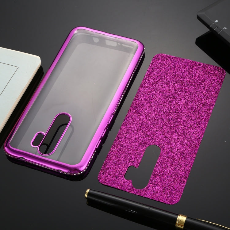 For Xiaomi Redmi Note 8 Pro Diamond Encrusted Flash Powder TPU Case