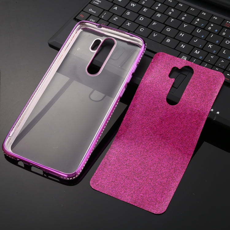 For Xiaomi Redmi Note 8 Pro Diamond Encrusted Flash Powder TPU Case