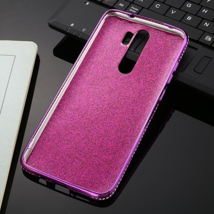 For Xiaomi Redmi Note 8 Pro Diamond Encrusted Flash Powder TPU Case