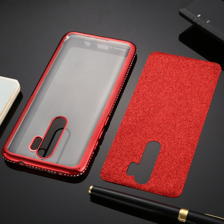 For Xiaomi Redmi Note 8 Pro Diamond Encrusted Flash Powder TPU Case