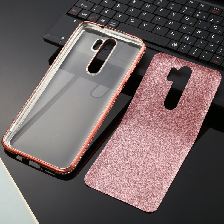 For Xiaomi Redmi Note 8 Pro Diamond Encrusted Flash Powder TPU Case