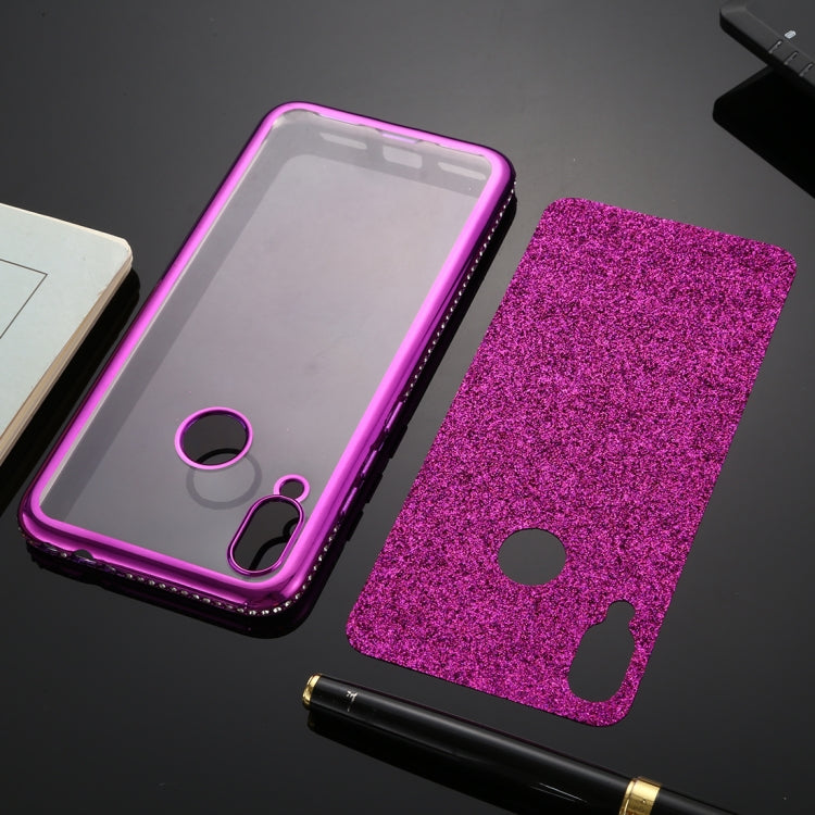 For Xiaomi Redmi Note 7 Diamond Encrusted Flash Powder TPU Case