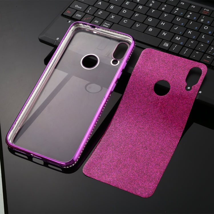 For Xiaomi Redmi Note 7 Diamond Encrusted Flash Powder TPU Case