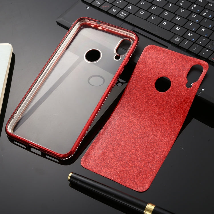 For Xiaomi Redmi Note 7 Diamond Encrusted Flash Powder TPU Case