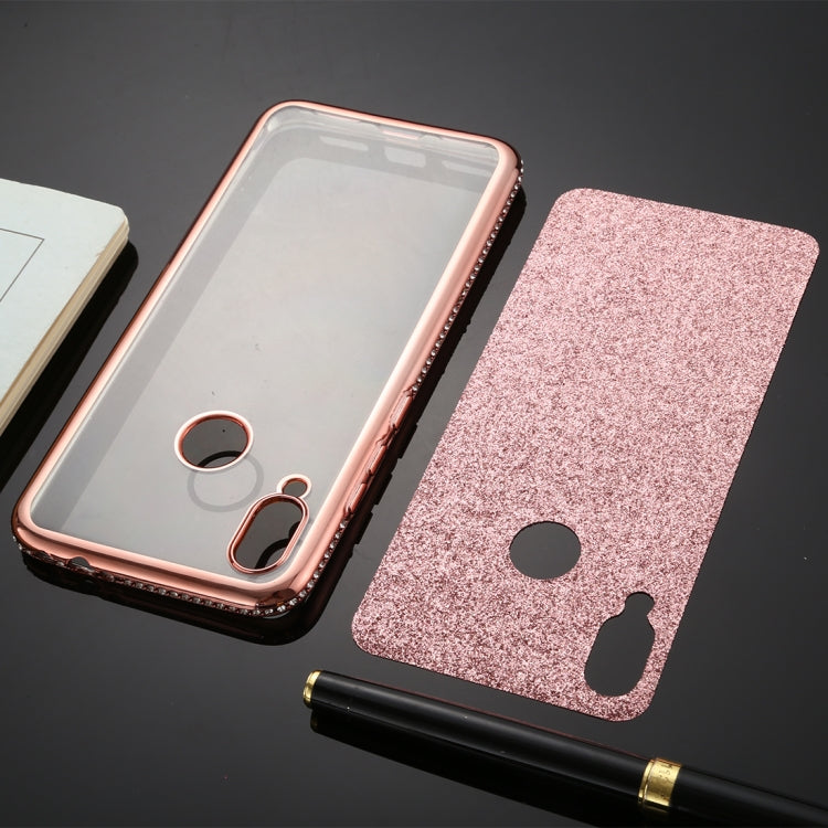 For Xiaomi Redmi Note 7 Diamond Encrusted Flash Powder TPU Case