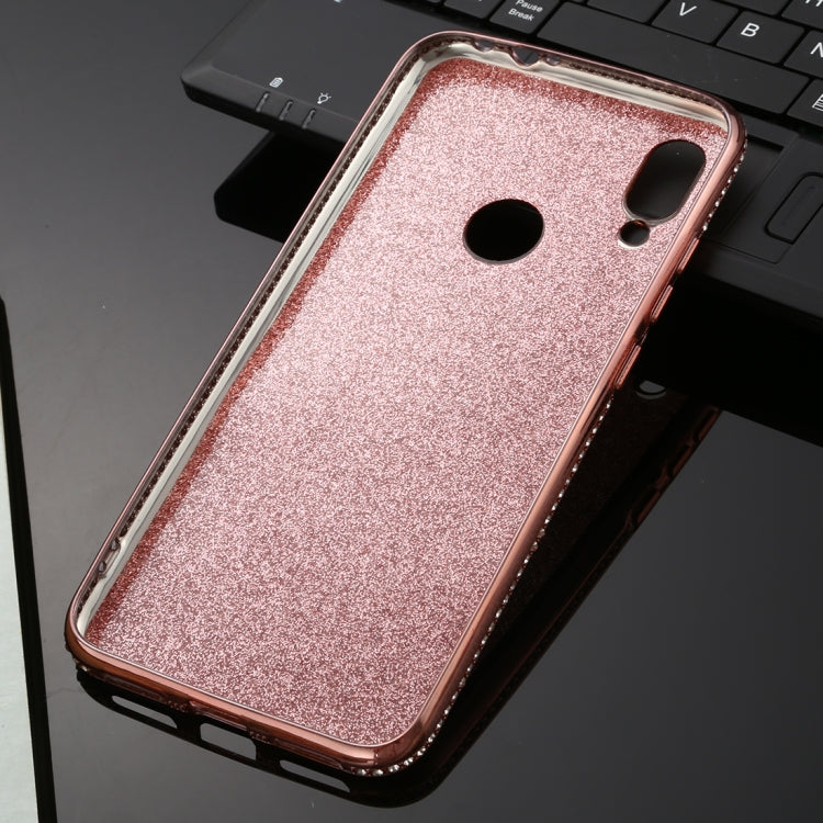 For Xiaomi Redmi Note 7 Diamond Encrusted Flash Powder TPU Case