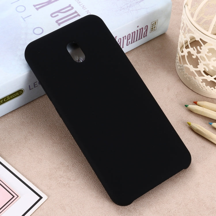 For Xiaomi Redmi 8A Solid Color Liquid Silicone Dropproof Full Coverage Protective Case