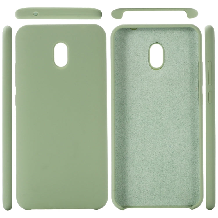 For Xiaomi Redmi 8A Solid Color Liquid Silicone Dropproof Full Coverage Protective Case