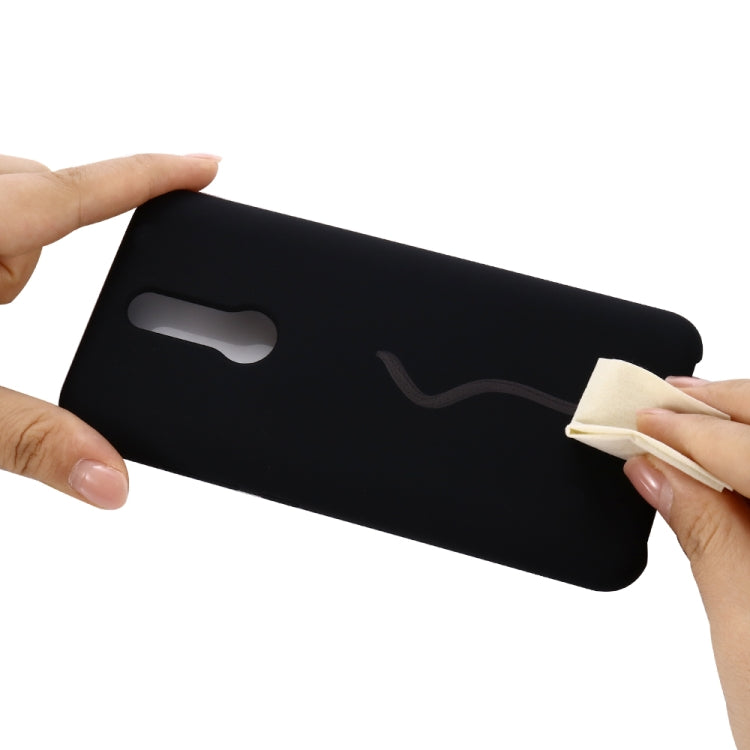 For Xiaomi Redmi 8 Solid Color Liquid Silicone Dropproof Full Coverage Protective Case