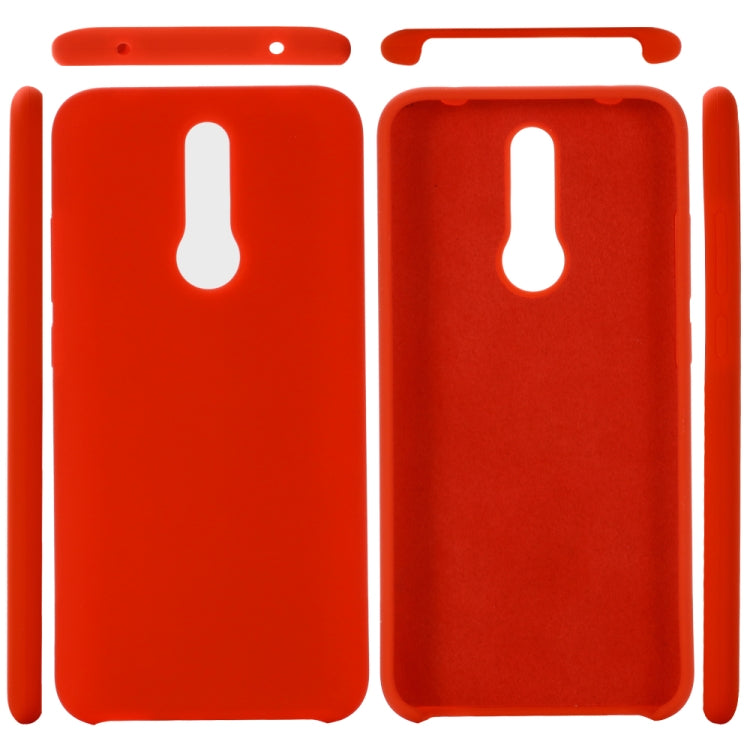 For Xiaomi Redmi 8 Solid Color Liquid Silicone Dropproof Full Coverage Protective Case