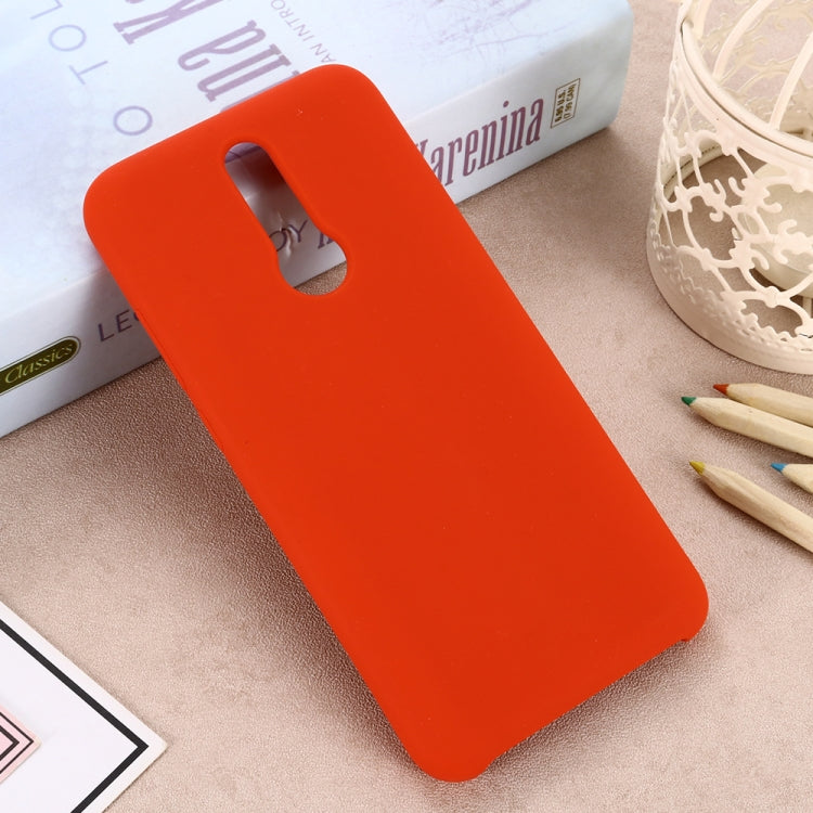 For Xiaomi Redmi 8 Solid Color Liquid Silicone Dropproof Full Coverage Protective Case