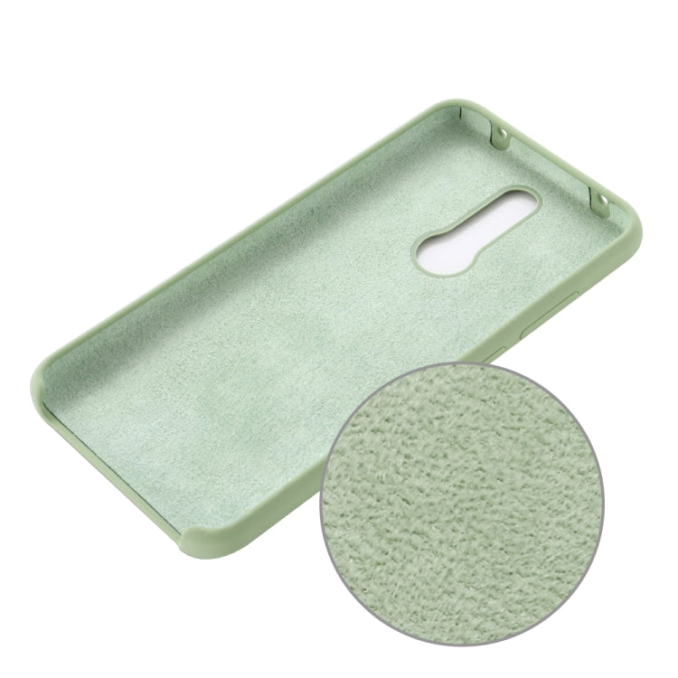 For Xiaomi Redmi 8 Solid Color Liquid Silicone Dropproof Full Coverage Protective Case