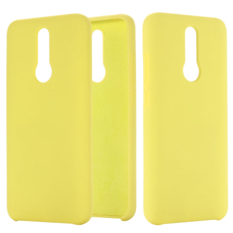 For Xiaomi Redmi 8 Solid Color Liquid Silicone Dropproof Full Coverage Protective Case