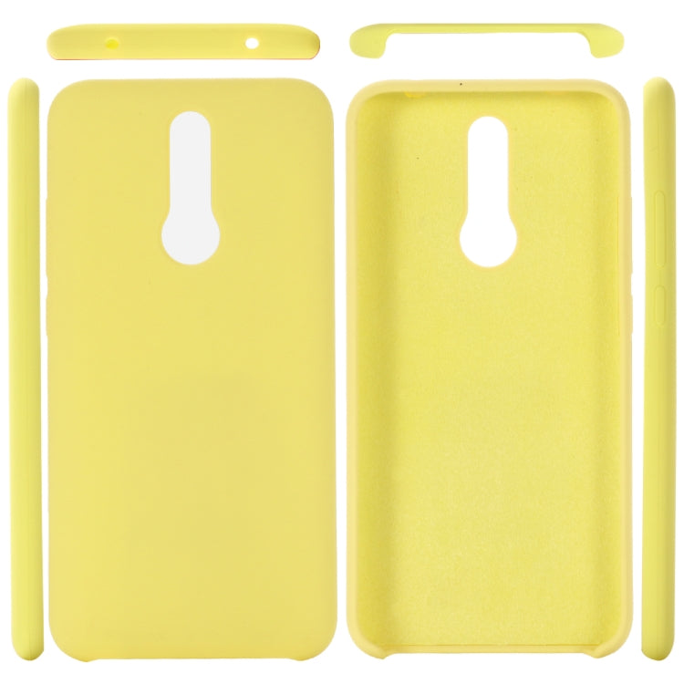 For Xiaomi Redmi 8 Solid Color Liquid Silicone Dropproof Full Coverage Protective Case