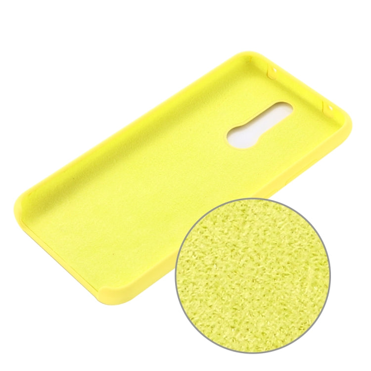 For Xiaomi Redmi 8 Solid Color Liquid Silicone Dropproof Full Coverage Protective Case