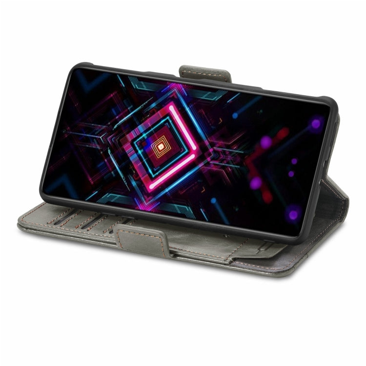 For Xiaomi Redmi K40 Gaming CaseNeo Business Splicing Dual Magnetic Buckle Horizontal Flip PU Leather Case with Holder & Card Slots & Wallet