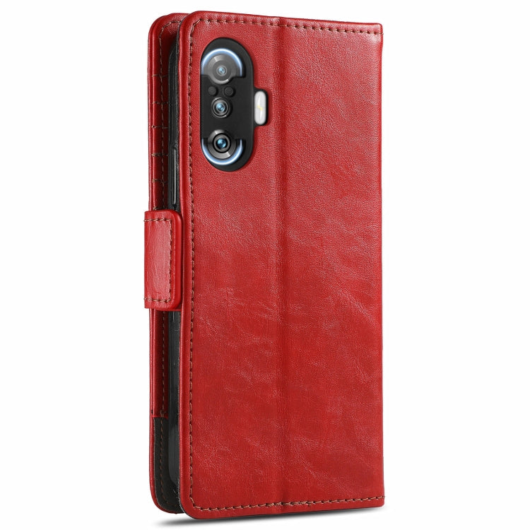 For Xiaomi Redmi K40 Gaming CaseNeo Business Splicing Dual Magnetic Buckle Horizontal Flip PU Leather Case with Holder & Card Slots & Wallet
