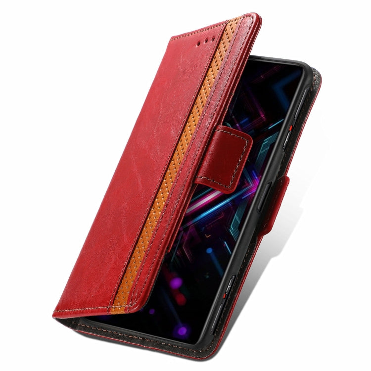 For Xiaomi Redmi K40 Gaming CaseNeo Business Splicing Dual Magnetic Buckle Horizontal Flip PU Leather Case with Holder & Card Slots & Wallet