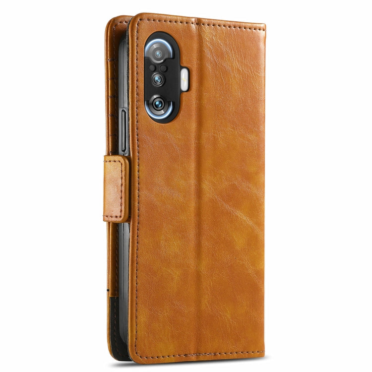 For Xiaomi Redmi K40 Gaming CaseNeo Business Splicing Dual Magnetic Buckle Horizontal Flip PU Leather Case with Holder & Card Slots & Wallet