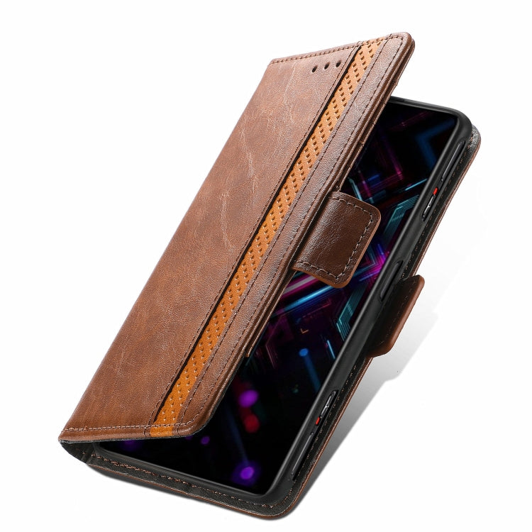 For Xiaomi Redmi K40 Gaming CaseNeo Business Splicing Dual Magnetic Buckle Horizontal Flip PU Leather Case with Holder & Card Slots & Wallet