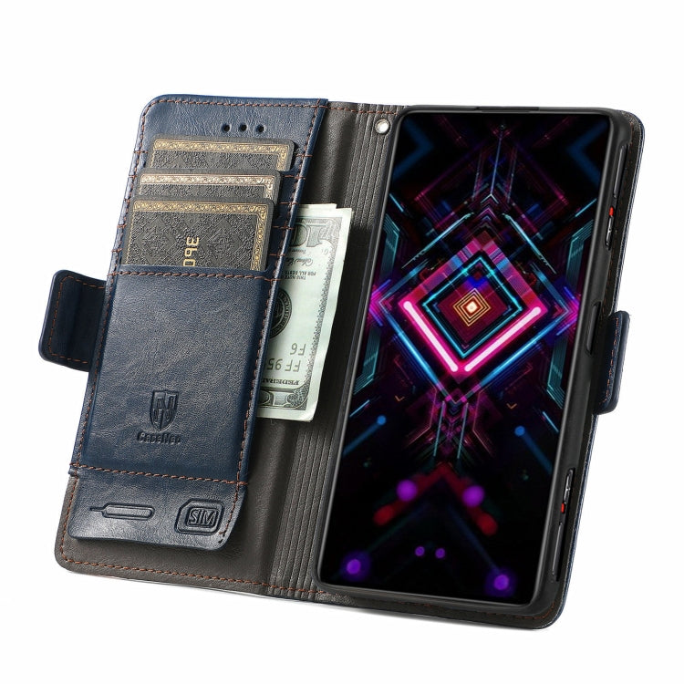 For Xiaomi Redmi K40 Gaming CaseNeo Business Splicing Dual Magnetic Buckle Horizontal Flip PU Leather Case with Holder & Card Slots & Wallet