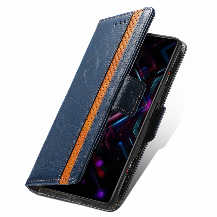For Xiaomi Redmi K40 Gaming CaseNeo Business Splicing Dual Magnetic Buckle Horizontal Flip PU Leather Case with Holder & Card Slots & Wallet
