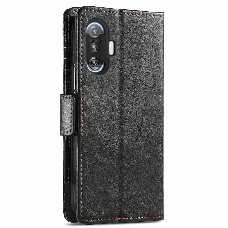 For Xiaomi Redmi K40 Gaming CaseNeo Business Splicing Dual Magnetic Buckle Horizontal Flip PU Leather Case with Holder & Card Slots & Wallet