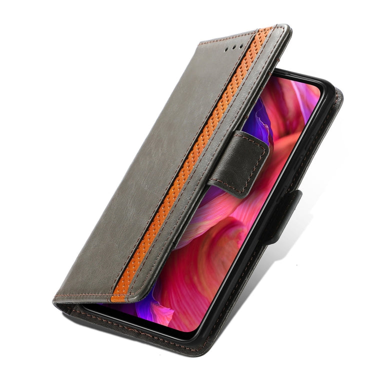 For OPPO A93 5G CaseNeo Business Splicing Dual Magnetic Buckle Horizontal Flip PU Leather Case with Holder & Card Slots & Wallet