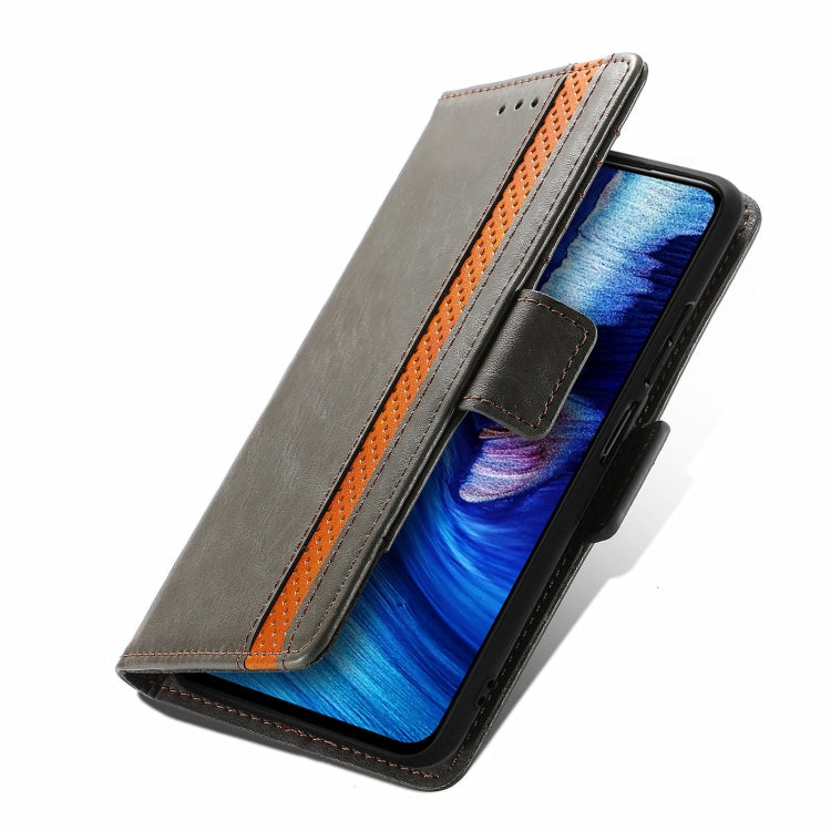For Xiaomi Redmi Note 10 JP Edition CaseNeo Business Splicing Dual Magnetic Buckle Horizontal Flip PU Leather Case with Holder & Card Slots & Wallet