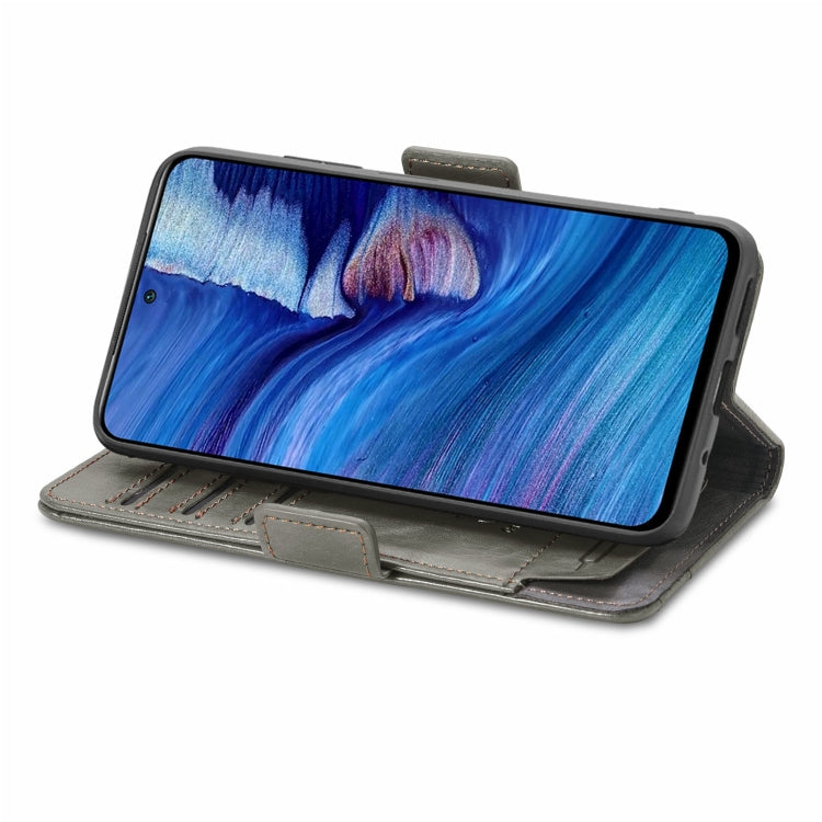 For Xiaomi Redmi Note 10 JP Edition CaseNeo Business Splicing Dual Magnetic Buckle Horizontal Flip PU Leather Case with Holder & Card Slots & Wallet