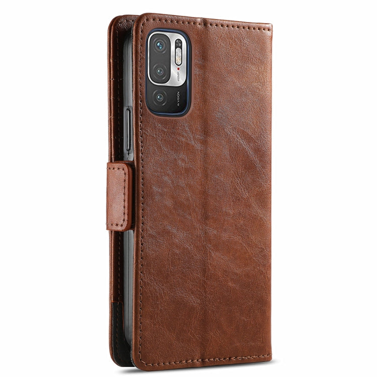 For Xiaomi Redmi Note 10 JP Edition CaseNeo Business Splicing Dual Magnetic Buckle Horizontal Flip PU Leather Case with Holder & Card Slots & Wallet