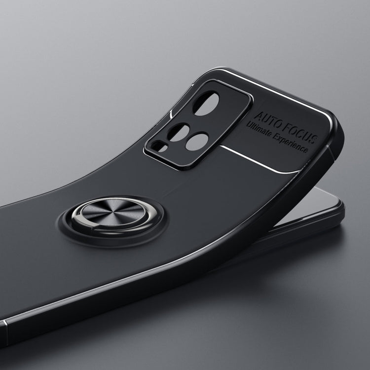 For vivo Y21 / Y33S Metal Ring Holder 360 Degree Rotating TPU Case
