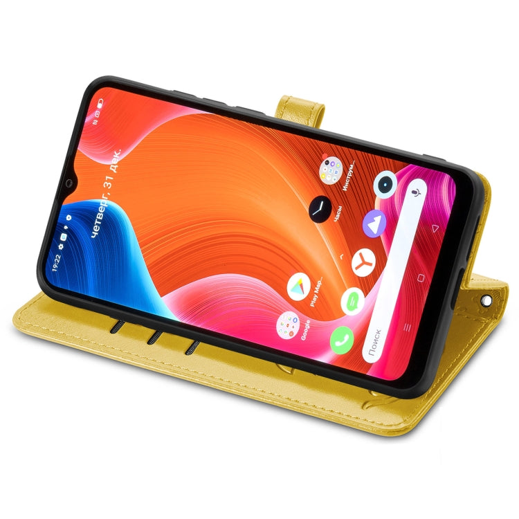 For OPPO Realme C20 Lovely Cat and Dog Embossing Pattern Horizontal Flip Leather Case , with Holder & Card Slots & Wallet & Cartoon Clasp & Lanyard