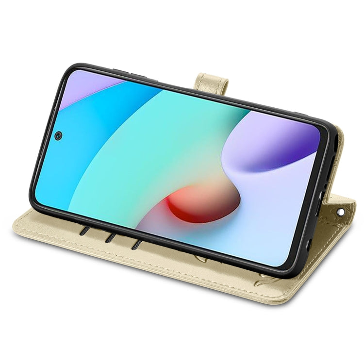 For Xiaomi Redmi 10 Lovely Cat and Dog Embossing Pattern Horizontal Flip Leather Case , with Holder & Card Slots & Wallet & Cartoon Clasp & Lanyard