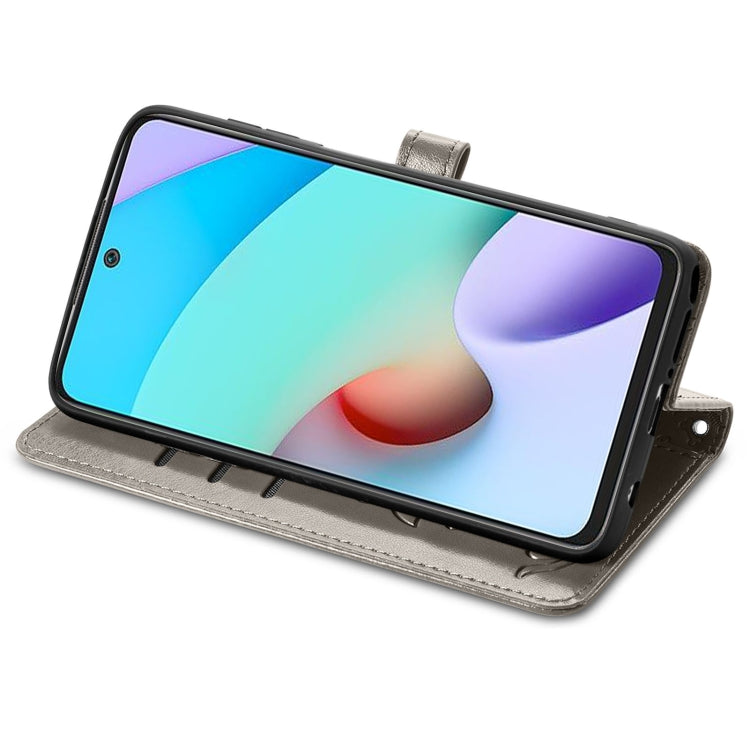 For Xiaomi Redmi 10 Lovely Cat and Dog Embossing Pattern Horizontal Flip Leather Case , with Holder & Card Slots & Wallet & Cartoon Clasp & Lanyard