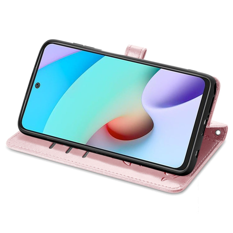 For Xiaomi Redmi 10 Lovely Cat and Dog Embossing Pattern Horizontal Flip Leather Case , with Holder & Card Slots & Wallet & Cartoon Clasp & Lanyard